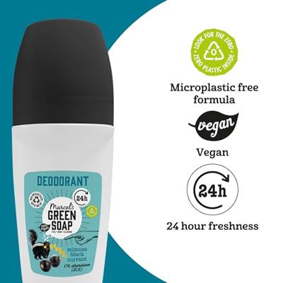 Marcel's Green Soap Deoroller mimosa black currant 50 Milliliter