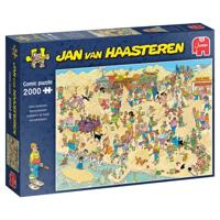 Jumbo Jan van haasteren legpuzzel - sand sculptures, 2000st. - thumbnail