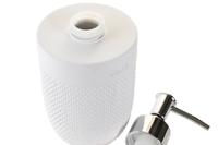 Zeepdispenser DKD Home Decor Cement Wit Polypropyleen - thumbnail