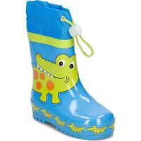 Playshoes regenlaarzen Blauw Krokodil-34-35 - thumbnail