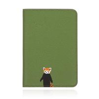 Paspoorthoes met extra opbergvakjes - PU Leer Wasbeer - thumbnail