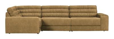 BePureHome Hoekbank 'Date' Links, kleur Goud