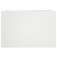 VidaXL Plantenbak 62x47x46 cm staal wit - thumbnail