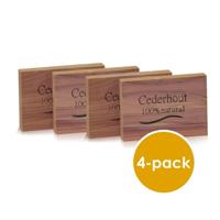 Beautylin Anti-Mot Cederhouten Ladeblok 4st - thumbnail
