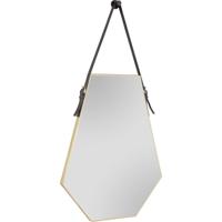 Spiegel - Trion Imena - Decoratief Spiegelglas - Goud - Kunststof - thumbnail