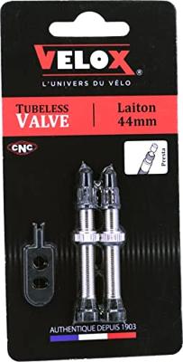 Velox tubeless ventiel 44mm fv messing (2st)
