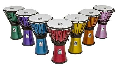 Toca TFCDJ-7MS Freestyle Colorsound djembe set 7-delig