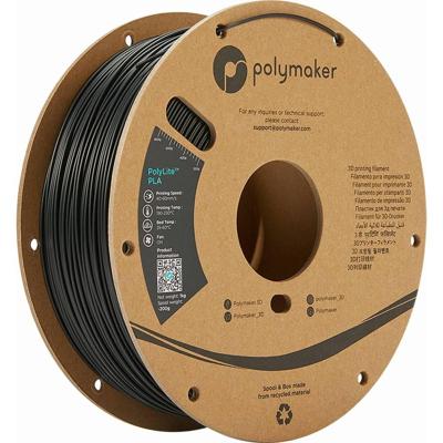 Polymaker PA02037 Polymaker PolyLite PLA Filament True Black 1.75 mm / 3kg Filament PLA kunststof Hoge stijfheid, Hoge treksterkte 1.75 mm 3000 g Zwart Polymaker PA02037 Polymaker PolyLite PLA Filament True Black 1.75 mm / 3kg Filament PLA kunststof Hoge stijfheid, Hoge treksterkte 1.75 mm 3000 g Zwart