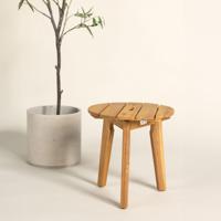 Nohr Ronde Outdoor Bijzettafel 'Chandni' Acaciahout, 40cm - thumbnail