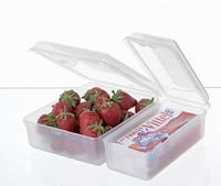 Rotho twin lunchbox 1,05+0,55l transparant - thumbnail