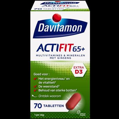 Davitamon Actifit 65 Plus Ginseng Tabletten