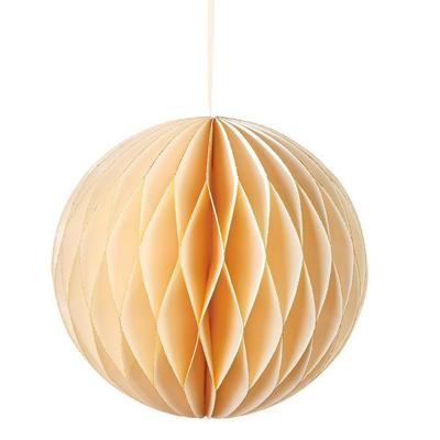 Honeycomb ivoor met gouden glitters (15cm) Talking Tables