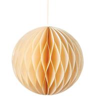 Honeycomb ivoor met gouden glitters (15cm) Talking Tables - thumbnail