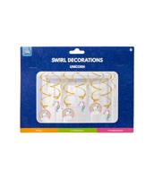Swirl decorations unicorn - thumbnail