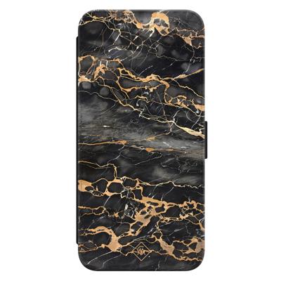Samsung Galaxy S22 flipcase - Marmer grijs brons Samsung Galaxy S22 flipcase - Marmer grijs brons