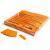 Magic FX CON01OR SF confetti 55 x 17 mm bulkbag 1kg Orange - thumbnail