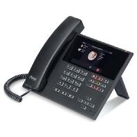 Auerswald COMfortel D-400 Vaste VoIP-telefoon Antwoordapparaat, Handsfree, PoE, Headsetaansluiting Kleuren touchscreen Zwart - thumbnail