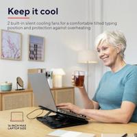 Trust Cyclone Koelstandaard voor notebook Laptopstandaard Zwart - thumbnail