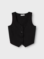 Name it zomer gilet meisjes - zwart - Nkfolgine - thumbnail