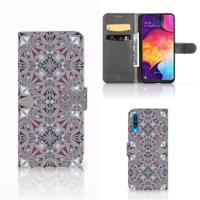 Samsung Galaxy A50 | Bookcase | Flower Tiles - thumbnail