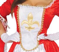 Musketiers pak dames - thumbnail