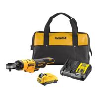 DeWALT DCF503D1 Accu haakse ratelsleutel 3/8" borgpin 12V XR 2.0Ah in tas - thumbnail