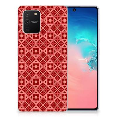Samsung Galaxy S10 Lite | TPU bumper | Batik Rood Samsung Galaxy S10 Lite | TPU bumper | Batik Rood