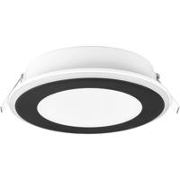 LED Spot - Inbouwspot - Trion Auran - 10W - Warm Wit 3000K - Rond - Mat Zwart - Kunststof - thumbnail