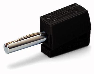 WAGO 215-311 Banaanstekker Stekker, recht Stift-Ø: 4 mm Zwart 1 stuk(s)