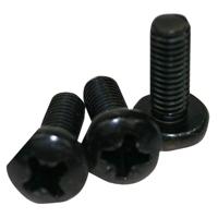 Adam Hall M6x16mm bout zwart (20 stuks) - thumbnail