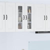 Keukenkast Kalmar Hoogglans wit 60 x 31 x 80 cm Bewerkt hout - thumbnail