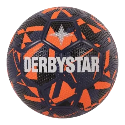 Derbystar Straatvoetbal Maat 5 Donkerblauw Oranje Zilver Derbystar Straatvoetbal Maat 5 Donkerblauw Oranje Zilver