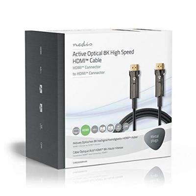 Nedis High Speed ??HDMI-Kabel met Ethernet | 48 Gbps | 40.0 m | 1 stuks - CVBG3500BK400 CVBG3500BK400 Nedis High Speed ??HDMI-Kabel met Ethernet | 48 Gbps | 40.0 m | 1 stuks - CVBG3500BK400 CVBG3500BK400