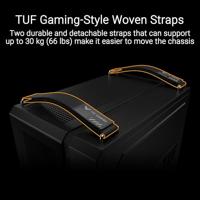 ASUS TUF Gaming GT502 Horizon ATX Mid-Tower Gaming Case (grenzeloos panoramisch ontwerp, dual-chamber, onafhankelijke CPU- en GPU-koelzones, gereedschapsvrije zijpanelen, USB 10 Gbps - thumbnail