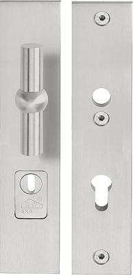 Formani FERROVIA FV22-50KT veiligheidsschilden met kerntrekbeveilliging knop/kruk SKG*** PC92 - mat RVS/mat RVS