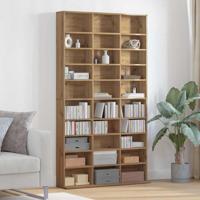 Cd-kast met plank artisanaal eikenkleurig 101 x 23 x 177.5 cm - thumbnail