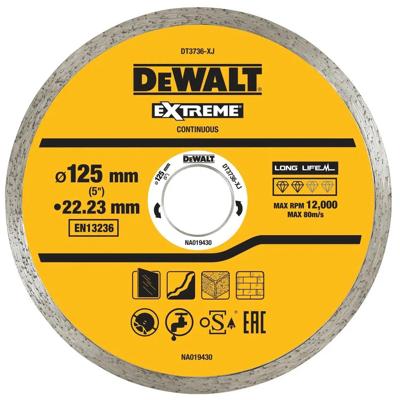DeWALT DT3736 Diamantschijf Volband 125x22,23mm