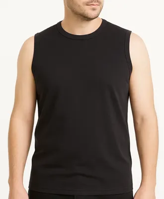 Heren microfiber mouwloos shirt Young