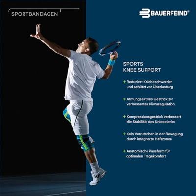 Bauerfeind Sports Knee Support Kniebrace - XL - Universeel - Roze