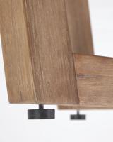 Kave Home Ronde Tuintafel 'Shanelle' houten onderstel, Ø120cm, kleur Wit - thumbnail