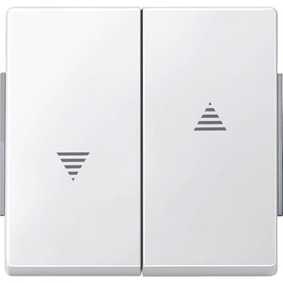 Merten 343419 Wisselschakelaar Afdekking AquaDesign Polar-wit 1 stuk(s)