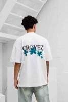 Croyez Botanique T-Shirt Heren Wit/Blauw - Maat S - Kleur: WitBlauw | Soccerfanshop - thumbnail