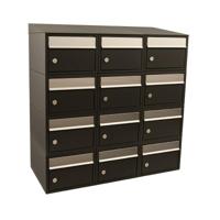 Stoer! Brickset 3-Breed, 4-Hoog Met Dak Zwart - 40215070_3x4d - thumbnail