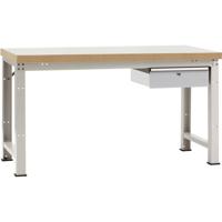 Manuflex WP5407.9006 Compleet werkbank reden PROFI standaard met kunststof plaat, bxdxh = 1500 x 700 x 840 mm - thumbnail