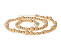 Deco woonketting hout L165cm goud - thumbnail