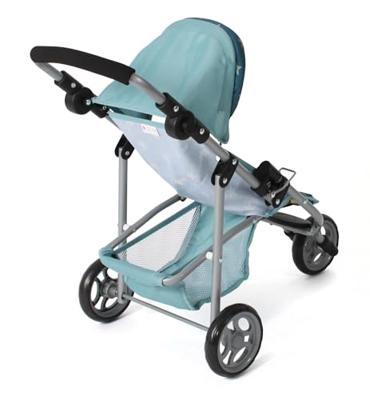Poppenwagen Jogger Lola - Stars Turquoise Poppenwagen Jogger Lola - Stars Turquoise