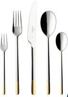 Villeroy & Boch Bestekset Ella - RVS - 70-delig / 12 personen - Verguld - thumbnail