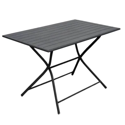 Inklapbare tuintafels GLOBE 110x70cm Graphite