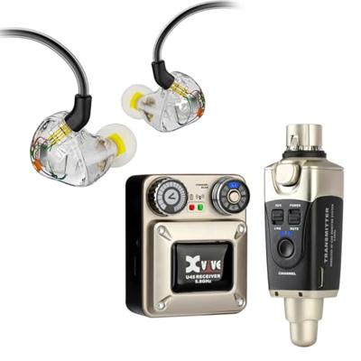Xvive U45T9 In-Ear Monitor Wireless System 5.8 GHz bundel draadloos systeem en T9-oortjes