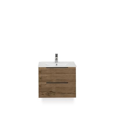 Seville Badmeubelset 60 cm - Tabacco Edge greep - Wastafel Enjoy